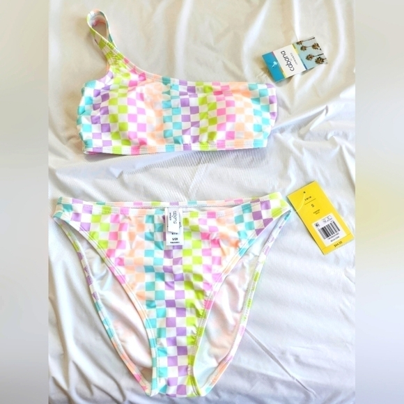Cabana by Crown & Ivy 2 piece swimsuit suit - Picture 1 of 2